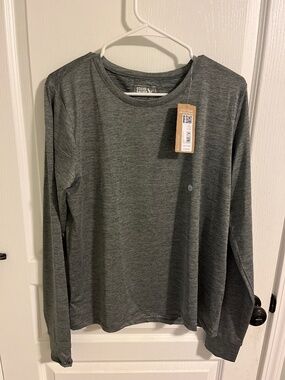 Eddie Bauer NWT Gray Active Longsleeve